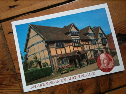 Front of postcard 006: Stratford-upon-Avon