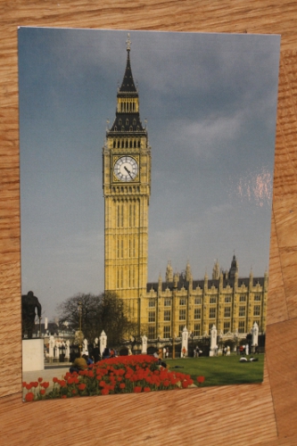Front of postcard 63: Houses of Parliament